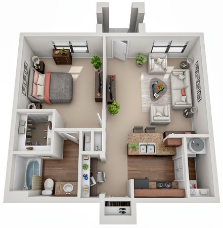 A1L - One Bedroom / One Bath